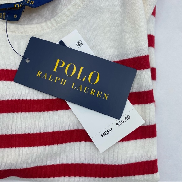Polo Ralph Lauren Toddler Girls Striped Shirt NWT - Picture 8 of 8